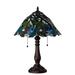 Meyda Lighting Floral Animals Spiral Grape 22" Table Lamp Glass/Metal in Brown/Gray | 21.5 H x 16 W x 16 D in | Wayfair 82303