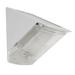 Maxsa Innovations Wedge Solar Powered Integrated LED Deck Light Glass/Plastic in White | 6 H x 4.3 W x 5.5 D in | Wayfair 40234