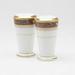 Noritake Xavier Gold 3 1/2" Salt & Pepper Shaker Set China in White | 3.5 H in | Wayfair 4819-434