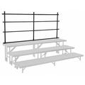 National Public Seating Guard Rail for Risers Metal | 32 H x 18 W in | Wayfair GRR32S