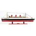 Old Modern Handicrafts Queen Mary Model Boat Wood in Black/Brown/White | 4.5 H x 32 W x 10.5 D in | Wayfair C019