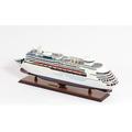 Old Modern Handicrafts Majesty of the Seas Model Boat Wood in Blue/Brown/White | 12.5 H x 31 W x 6 D in | Wayfair C038