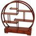 Oriental Furniture Mingei Display Stand Wood in Brown | 19 H x 19 W x 4.5 D in | Wayfair ST-PB107-H