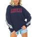 Women's Gameday Couture Navy American University Eagles Guess Who's Back Long Sleeve T-Shirt