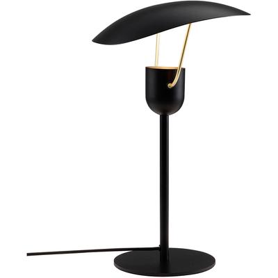 Tischleuchte "Fabiola", schwarz, Ø 27cm H: 48cm, DESIGN FOR THE PEOPLE, Lampen, Designlampe