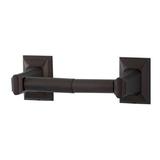 Alno Inc Wall Mounted Toilet Paper Holder Metal in Brown | 3.25 H x 8.75 W x 3.25 D in | Wayfair A7960-CHBRZ