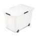 Advantus Corp. Rolling Storage Box, Letter/Legal, 15-Gallon Size Plastic in White | 15.75 H x 15.75 W x 23.75 D in | Wayfair AVT34009