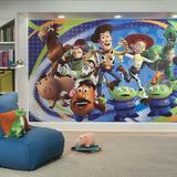 Room Mates Extra Large Murals Toy Story 3 10.5' x 72" Wall Mural Paper in Black/Blue | 72 W in | Wayfair JL1204M