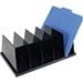 Officemate International Corp Large Sorter, 5 Compartmentss, 9"x13-1/2"x5" Plastic in Black | 5 H x 9 W x 13.5 D in | Wayfair OIC21222