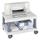 Safco Products Company Wave&trade; Mobile Printer Stand Plastic in Gray | 11.5 H x 20 W x 17.5 D in | Wayfair 1861GR