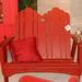 Uwharrie Outdoor Chair Original Wood Garden Bench Wood/Natural Hardwoods in Brown | 44 H x 50 W x 36 D in | Wayfair 1051-000