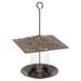 Whitehall Products Cardinal Tube Bird Feeder Metal in Green | 9 H x 9.5 W x 9.5 D in | Wayfair 02502