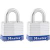 Master Lock Company Master Lock High Security Padlocks, Silver, 2 per Pack, Steel | 1.56 W in | Wayfair 3T