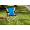 Travel Chair Easy Folding Camping Chair Metal in Gray/Blue | 33 H x 20.5 W x 25 D in | Wayfair 589VB