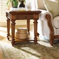 Tommy Bahama Home Island Estate Boca End Table Rattan/Wicker/Wood in Brown | 27 H x 26 W x 28 D in | Wayfair 531-952