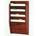 Wooden Mallet Four Pocket Chart Holder Wood in Brown | 24 H x 14 W x 3.75 D in | Wayfair CH14-2MH