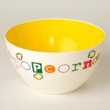 Wabash Valley Farms Fun Time Popcorn Serving Bowl in Yellow | 5.5 H x 10 W x 10 D in | Wayfair 44051YEL