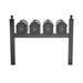 Whitehall Products 78.75" H Multi-Mount Post Aluminum in Black | 78.75 H x 62 W x 4 D in | Wayfair 16024