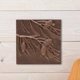 Whitehall Products Pinecone Wall Décor Metal in Brown | 8 H x 8 W x 1 D in | Wayfair 10245