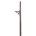 Special Lite Products 62" H In-Ground Decorative Post Aluminum in Brown | 62 H x 8 W x 8 D in | Wayfair SPK-592MOC