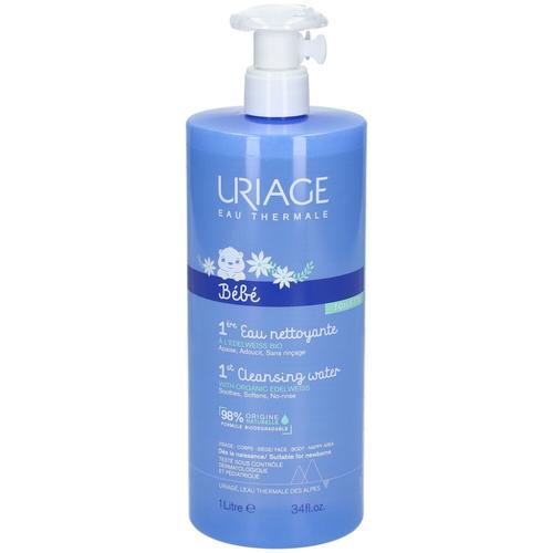 Uriage Baby 1st Cleansing Water with Organic Edelweiss Nieuwe Formule 1l 1 l Körperpflege