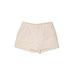 LC Lauren Conrad Shorts: White Bottoms - Women's Size 8 - Light Wash