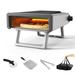 INFOOD Steel Built-In Propane Pizza Oven in Steel in Gray | 23.07 H x 16.5 W x 7.09 D in | Wayfair MSL-VMP-12B