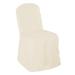 Lann's Linens 100-Pack, Banquet Chair Covers - White, Spun Polyester in Brown | 37.5 H x 17.5 W x 18.5 D in | Outdoor Cover | Wayfair