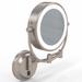 Aptations LED Lighted Magnifying Makeup Mirror Metal in Gray | Wayfair 945-2-75HW