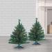 The Holiday Aisle® 2' H Green Spruce Christmas Tree w/ 100 Lights | 1.58 W x 19 D in | Wayfair F16DE16282674CF7AB75DC66B247C404