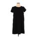 Chelsea28 Casual Dress - Shift: Black Solid Dresses - Women's Size X-Large