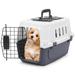Tucker Murphy Pet™ Pet Travel Carrier, Portable Dog Travel Kennel Handbag Cage Transport Box w/ Handle, 2 Doors in White | Wayfair