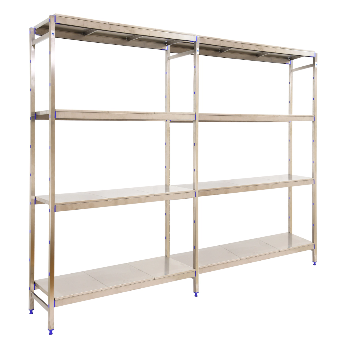 SimonRack Simoninox Edelstahl-Regal Grundregal SIMONINOX 4 Fachböden 2000x3290x500 mm (Höhe x Länge x Breite) Image