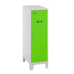 SimonRack Metallschrank mini zerlegt 1 Tür GRAU/GRÜN 1015x400x500 mm (Höhe x Länge x Breite) Image
