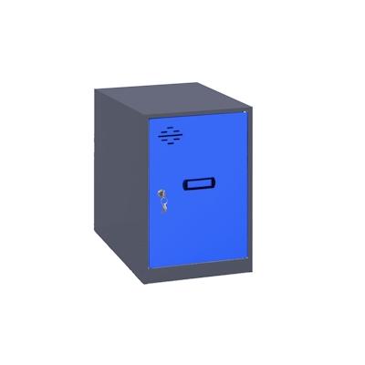 SimonRack Metallschrank mini zerlegt ANTHRACITE/BLAU 475x300x500 mm (Höhe x Länge x Breite) Image
