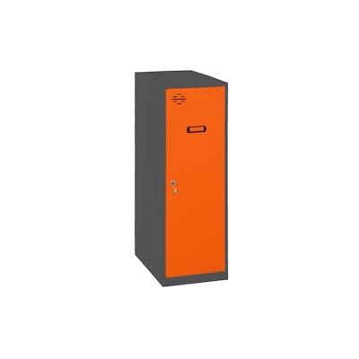 SimonRack Metallschrank Single mini zerlegt 1 Tür ANTHRACITE/ORANGE 915x300x500 mm (Höhe x Länge x Breite) Image