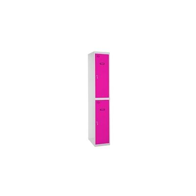 SimonRack Metallschrank 2 Türen GRUNDMODUL Zerlegt GRAU/ROSE 1800x400x500 mm (Höhe x Länge x Breite) Image