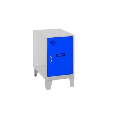 SimonRack Metallschrank mini zerlegt GRAU/BLAU 575x400x500 mm (Höhe x Länge x Breite) Image