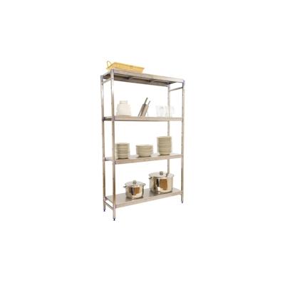 SimonRack Simoninox Edelstahl-Regal Grundregal SIMONINOX 4 Fachböden 2000x1260x400 mm (Höhe x Länge x Breite) Image