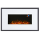 Focal Point Fires Valeria LED Wall Mounted Electric Fire - Chrome