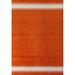 Striped Gabbeh Indian Area Rug Handmade Bedroom Wool Carpet - 7'10"x 10'10"