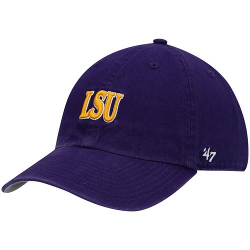 Herren '47 Purple LSU Tigers Archie Script Clean Up verstellbare Mütze