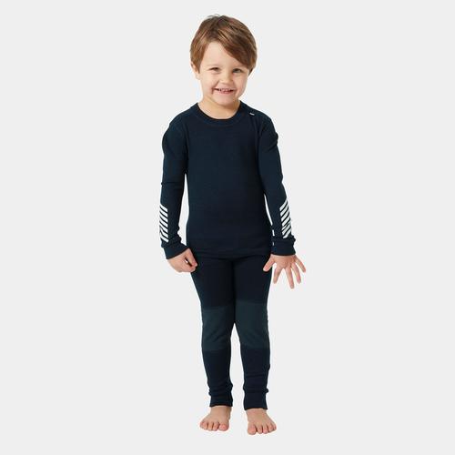 Helly Hansen Kinder Lifa® Base-layer-set Aus Merino-wolle 110/5