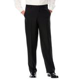 Men's Big & Tall KS Signature Easy Movement® Plain Front Expandable Suit Separate Dress Pants by KS Signature in Black (Size 42 38)