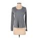 Athleta Active T-Shirt: Gray Activewear - Women's Size Small