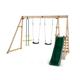 Plum® Mandril® Wooden Climbing Frame, Swing And Glider For Kids 3 Years Plus, Climbing Frame For Kids