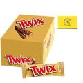 Twix Chocolate Bars 24 Bars of 50g Milk Chocolate Bulk Gift Treat Office Box (10 Box (250 Bars))
