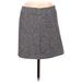 Ann Taylor LOFT Outlet Casual Skirt: Pink Tweed Bottoms - Women's Size 8 Petite