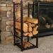 WFX Utility™ Bedworth Fireside Log Rack w/ Tool Holder Metal in Brown | Wayfair 0568D07A86CD4C2D9630F0069BCB8BC8