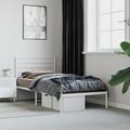 Ebern Designs Koron Platform Bed in White | 35.4 H x 41.3 W x 81.5 D in | Wayfair 9FEDE5C391D34E3AB25D1006DAA22123